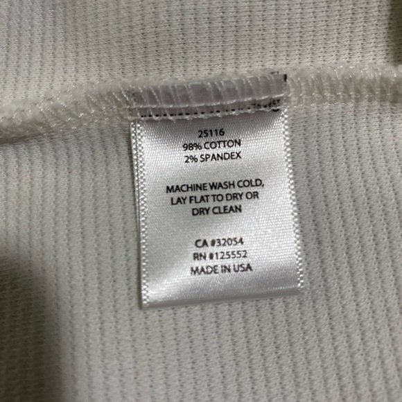 Vintage Y2K Anthropology Dolan Women’s Oversized Boxy Top Deep V-Neck Sz M USA - Picture 8 of 13